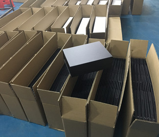 Cajas de papel plegables de 3 contenedores enviadas desde la fábrica de Boxpackhub
